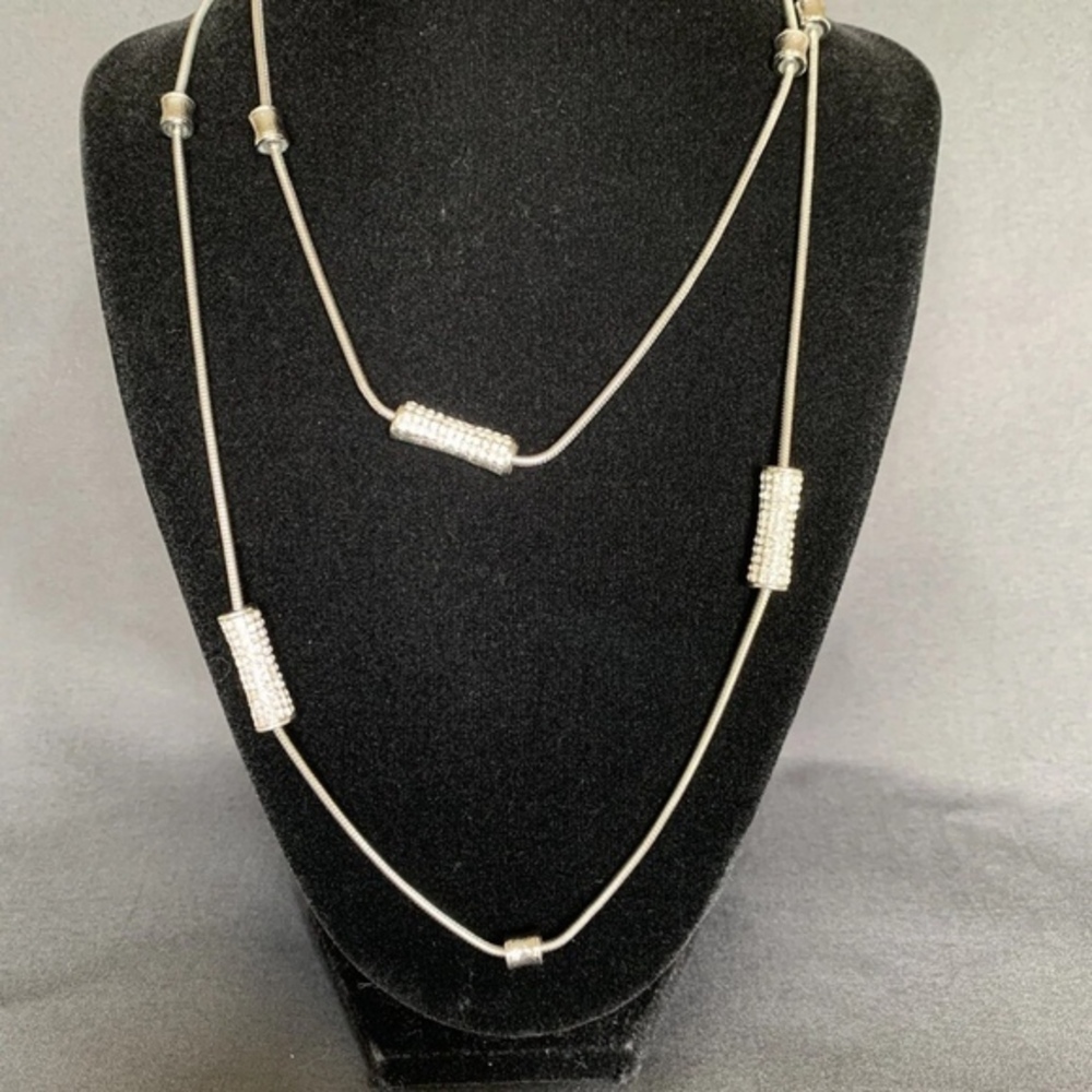 lia sophia “Breleigh” necklace Cut Crystals 36-39”